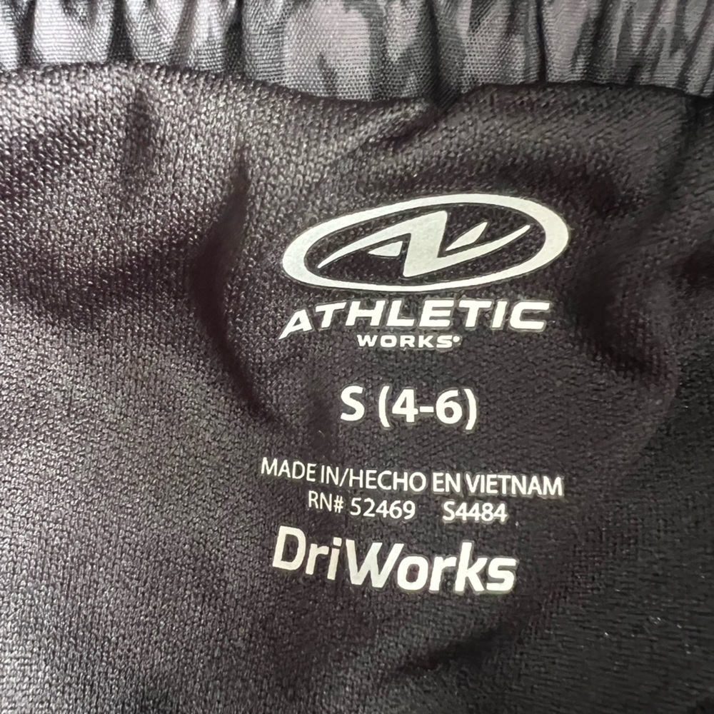 Athletic Works Black and Gray DriWorks Shorts - Picture 4 of 4